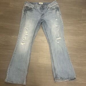 Aeropostale Hailey Flare Blue Jeans Size 11/12 Short